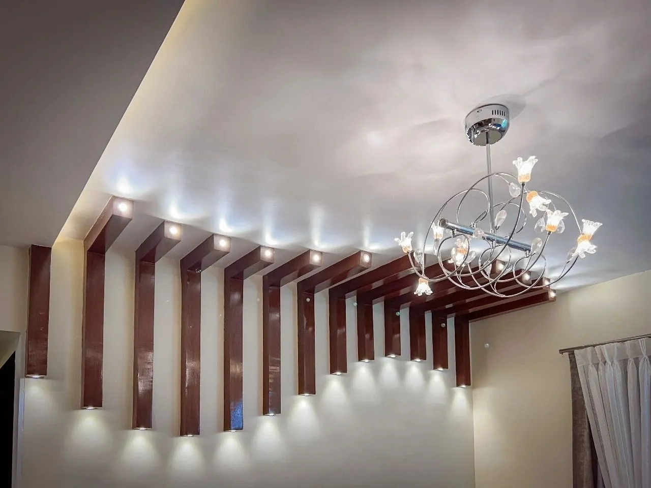 False Ceiling based on NO HEIGHT REDUCTION PRINCIPLE